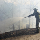 Waldbrand in Röthis