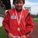 Langstrecken- und Crosslauf-Landesmeister der U-12 Klasse Leon Pauger