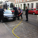 Falschparker blockierte Bim