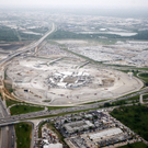 Dallas Cowboys Heimstätte Texas Stadium in Dallas gesprengt