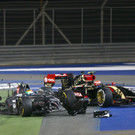 Formel 1: Überschlag von Esteban Gutierrez beim GP von Bahrain