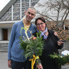 Palmbuschbinden und Ratschen bauen 2014