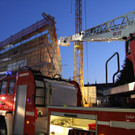 Hard: Brand auf einer Baustelle