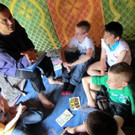 arabisches Geschichtenzelt bei einem mehrsprachigen Erz__hlnachmittag.JPG