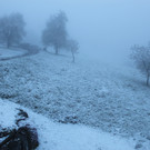 Bilder: Kurzer Wintereinbruch an Karfreitag und -samstag in Fraxern 2014