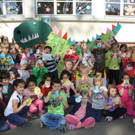 Bilder vom „Lesedrachenfest“ der Volksschule Lauterach Dorf