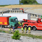 Zwei Verletzte bei Lkw-Unfall auf der S1 in Niederösterreich