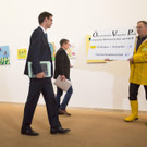 "Ländleschreck" Elmar Battlogg besucht Landtag in Bregenz