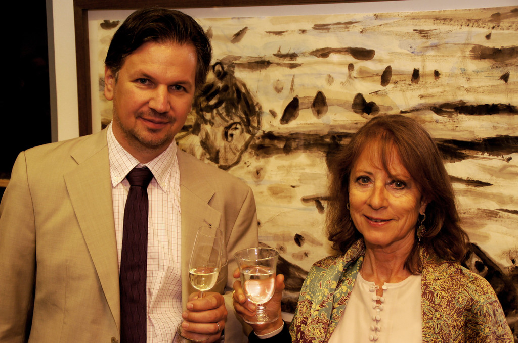 76 Markus Schadenbauer-Lacha und Margot Collini_ ein Prosit auf die Kunst.JPG