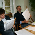 Hanno Loewy und Johannes Inama Lesung im Kitzinger.JPG
