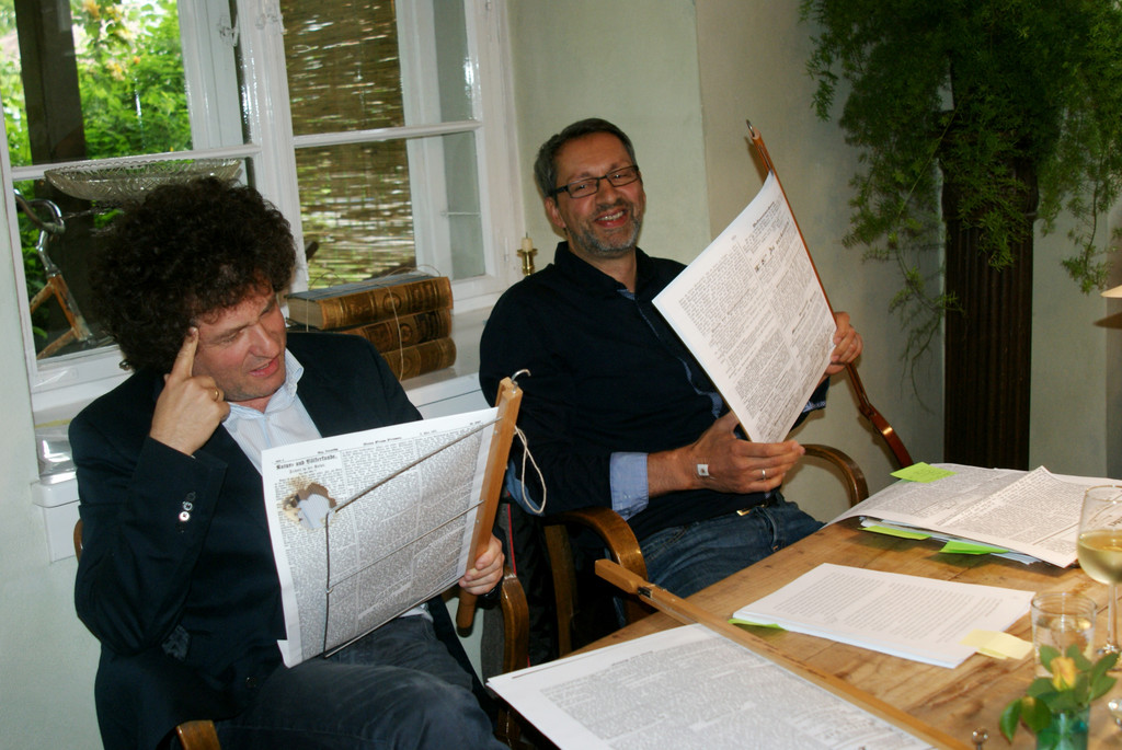 Hanno Loewy und Johannes Inama Lesung im Kitzinger.JPG