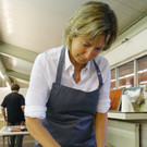 Bilder von der Malaktion im Atelier Domenig