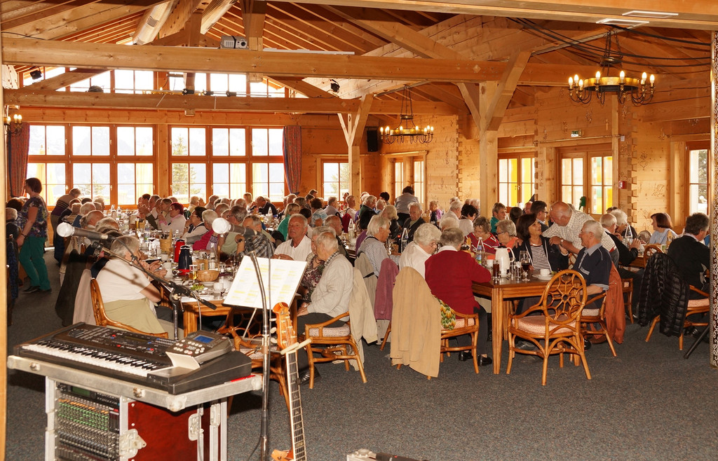 Die Bludenzer Seniorinnen und Senioren am Muttersberg.