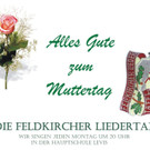 Muttertagssingen der "Liedertäfler" am Martplatz