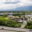 Weiler Möbel: Luftbilder von der Brandruine
