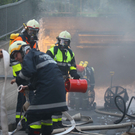 Schlins: Großbrand in Tiefgarage