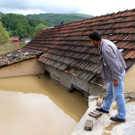 Hochwasser in Serbien