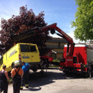 Posttransporter auf Abwegen