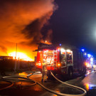 Großbrand in Hard: Lagerhallen abgebrannt II