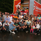 Donnerstagabend beim Pfarrzentrum Levis