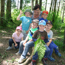 Im Wald gab\'s allerlei zu entdecken 