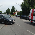 Pkw-Lenker übersieht Fahrradfahrer