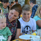 Mehr Fotos des Familienfrühstücks