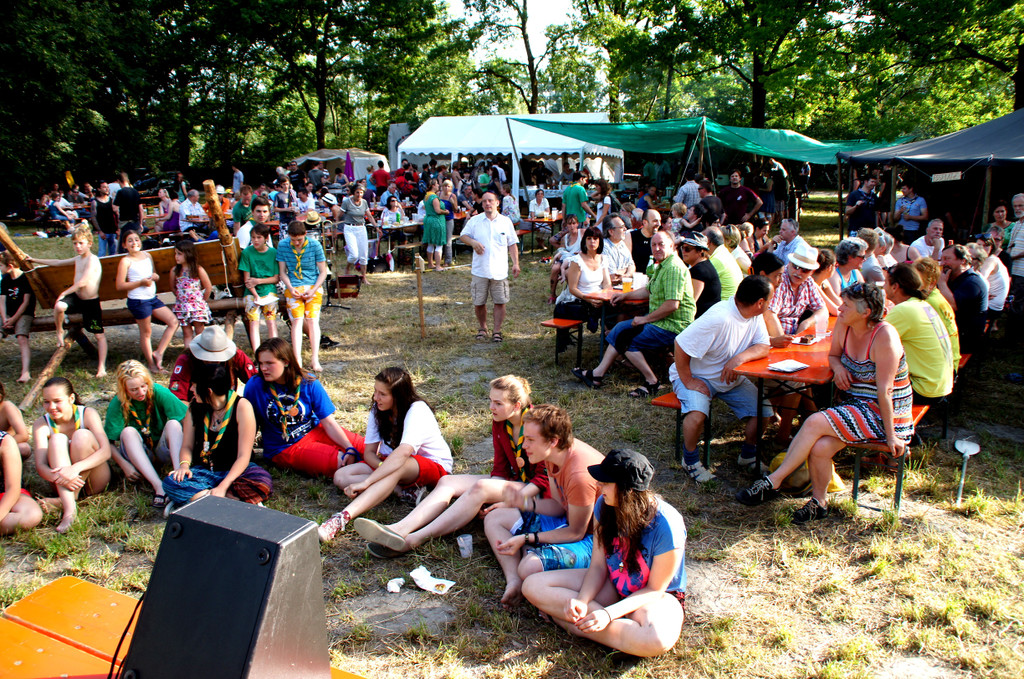 Super Sonnen-Stimmung auf dem Platz.JPG