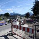 Vorderlandstraße gesperrt