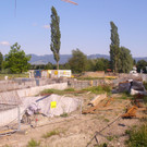 Bauarbeiten im Rückhaltebecken Mösle in finaler Phase