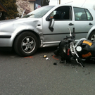 Unfall: Motorrad gegen Pkw 20.4.