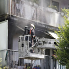 Balkonbrand in Itzling