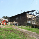 Bilder des abgebrannten Hauses