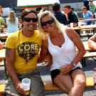Nathanael und Renata genossen den Sommertag.JPG