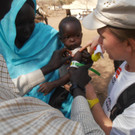 Cornelia Welte im Einsatz