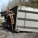 Alberschwende: Unfall mit Zugmaschine