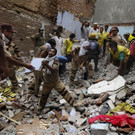 Wohnhaus in Neu Delhi eingestürzt
