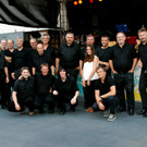 Die Swing-Werk Big Band jazzte auf dem blauen Platz.JPG