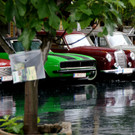 Oldtimer-Treffen auf dem Kirchplatz
