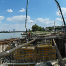Künstlicher Fluss an der Donau