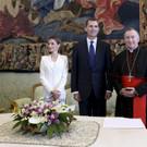 Spaniens neues Königspaar zur Audienz beim Papst