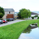 Baustellenverkehr über Fußach