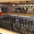 Abschlussfeier der UN-Beobachterübung 2014