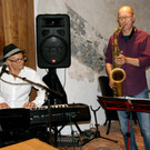 Piano & Saxophon beim Sommernachtsjazz