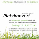 Platzkonzertflyer