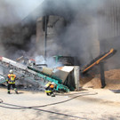 Hackschnitzel-Brand in Mäder