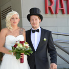 Jasmine Gangl und Christopher Kohn haben geheiratet