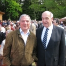 Helmut Lercher mit Dr. Walter Fehle