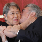 Bundespräsidenten-Wahl 2010: Heinz Fischer und Frau Margit feiern