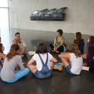 Kinder schreiben im Kunsthaus 